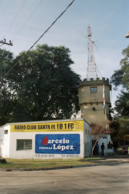 Radio Club Santa Fe building, ex- railway water tower